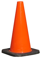 photo of traffic cone